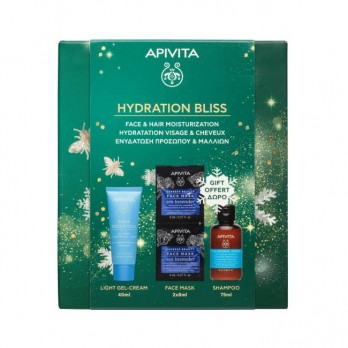 Apivita Aqua Beelicious Oil-Free Hydrating Gel-Cream Light Texture Κρέμα Ενυδάτωσης Ελαφριάς Υφής 40ml & Δώρο Express Beauty Μάσκα Προσώπου Θαλάσσια Λεβάντα 2x8ml & Δώρο Hyaluronic Hydra Σαμπουάν Ενυδάτωσης 75ml