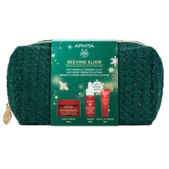 Apivita Beevine Elixir Wrinkle & Firmness Lift Cream Light Αντιρυτιδική Κρέμα για Σύσφιξη + Lifting Ελαφριάς Υφής 50ml & Δώρο Mini Beevine Elixir Ορός Προσώπου 10ml & Αντιρυτιδική Κρέμα Lifting για Μάτια & Χείλη 5ml
