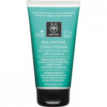 Apivita Balancing Conditioner Oily Roots & Dry Ends 150ml | Kρέμα Εξισορρόπησης για Μαλλιά με Λιπαρές Ρίζες & Ξηρές Άκρες με Τσουκνίδα & Πρόπολης