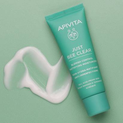 Apivita Just Bee Clear-Λιπαρή Επιδερμίδα με Τάση Ακμής