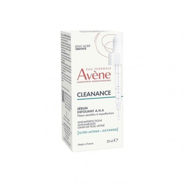 Avene Cleanance Serum Exfoliant A.H.A 30ml | Ορός Λείανσης με Απολεπιστικά Οξέα Φρούτων 