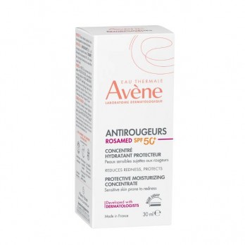 Avene Antirougeurs Rosamed SPF50+ 30ml | Προστατευτικό Ενυδατικό Συμπύκνωμα για Δέρμα με Τάση Ερυθρότητας 