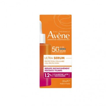 Avene Ultra Serum Repulpant SPF50 30ml | Ορός για Άμεσο Αποτέλεσμα Σύσφιξης  με Πολύ Υψηλή Αντιηλιακή Προστασία για Πρόσωπο και Λαιμό