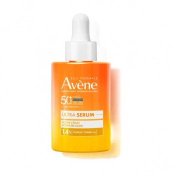 Avene Ultra Serum Illuminating SPF50 30ml | Ορός Λάμψης με Πολύ Υψηλή Αντιηλιακή Προστασία για Πρόσωπο και Λαιμό