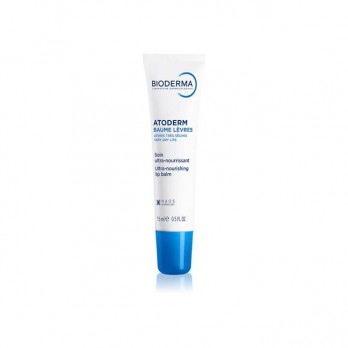 Bioderma Atoderm Baume Levres 15ml | Καθημερινή Φροντίδα Αναδόμησης για τα Σκασμένα Χείλη