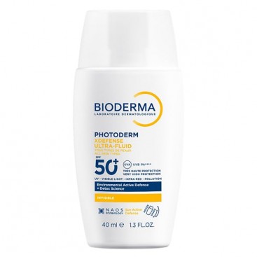 Bioderma Photoderm XDefense Ultra-Fluid Invisible Spf50+, 40ml | Λεπτόρρευστο Αντηλιακό Προσώπου με Άρωμα