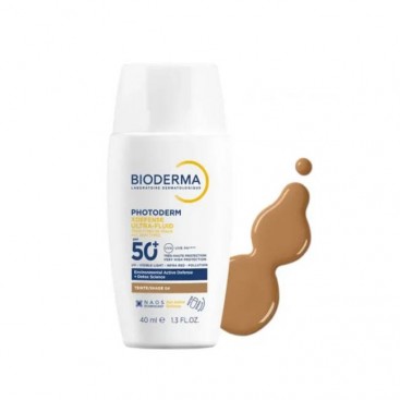 Bioderma Photoderm XDefense Ultra-Fluid Invisible Spf50+, Shade 04 40ml |Λεπτόρρευστο  Αντιηλιακό Προσώπου με Χρώμα 04 Απόχρωση