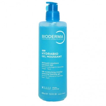Bioderma Hydrabio Gel Moussant 400ml | Αφρίζον Micellar Τζελ Καθαρισμού με 24ώρη Ενυδατική Δράση