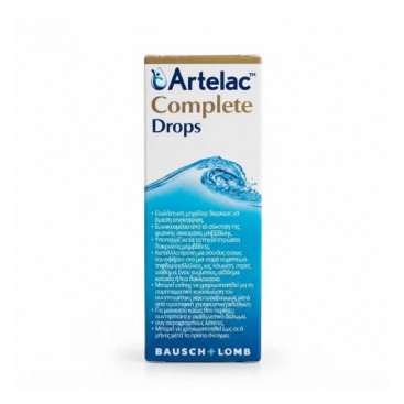 Bausch & Lomb Artelac Complete Drops 10ml | Λιπαντικό Οφθαλμικό Διάλυμα 