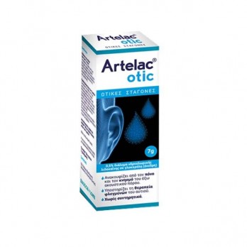 Bausch & Lomb Artelac® Otic 7g | Ωτικές Σταγόνες για την Ανακούφιση από τον Πόνο και τον Κνησμό του έξω ακουστικού πόρου