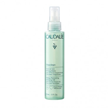 Caudalie Vinoclean Make-Up Removing Cleansing Oil 150ml |  Λάδι Καθαρισμού & Ντεμακιγιάζ  για Πρόσωπο και Μάτια