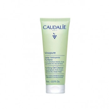 Caudalie Vinopure Purifying Gel Cleanser 75ml | Τζελ Καθαρισμού Κατά των Ατελειών 