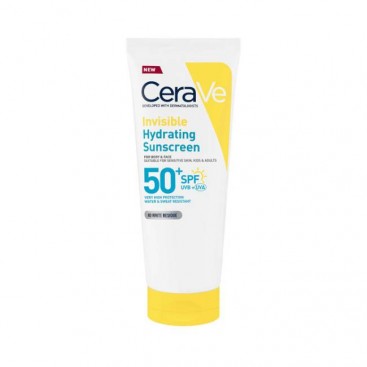 CeraVe Invisible Hydrating Sunscreen SPF50+ 75ml | Αντηλιακό για Πρόσωπο και Σώμα