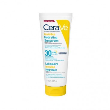 CeraVe Invisible Hydrating Sunscreen SPF30+ 75ml | Αντηλιακό για Πρόσωπο και Σώμα