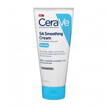 CeraVe SA Smoothing Cream 177ml | Ενυδατική & Απολεπιστική Κρέμα με 10% Ουρία για Ξηρή Επιδερμίδα