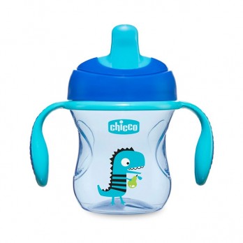 Chicco Training Cup 6m+ 200ml | Εκπαιδευτικό Κύπελλο σε Χρώμα Μπλε