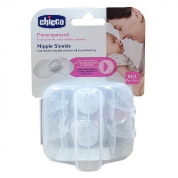 Chicco Δίσκοι Στήθους Σιλικόνης M/L  , 2τμχ