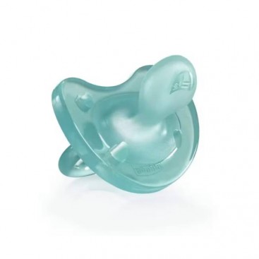 Chicco Physio Forma Soft Blue, 6-16m 1τμχ | Πιπίλα Όλο Σιλικόνη Μπλέ, 6-16m 