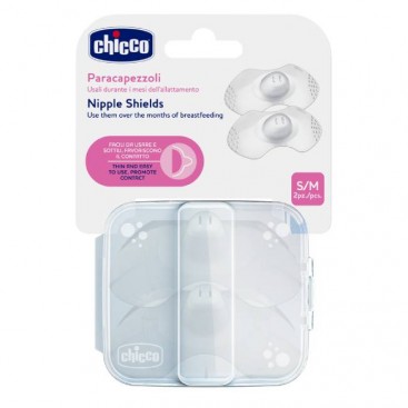 Chicco Δίσκοι Στήθους Σιλικόνης S/M 2τμχ
