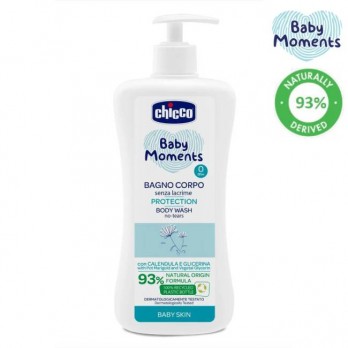 Chicco Baby Moments Body Wash 500ml | Βρεφικό Αφρόλουτρο 0M + 