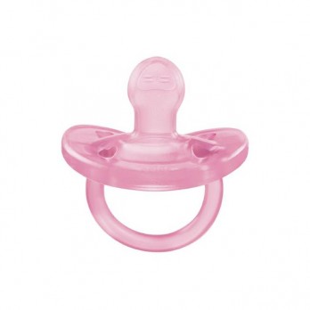 Chicco Physio Forma Soft Pink, 6-16m 1τμχ | Πιπίλα Όλο Σιλικόνη Ροζ 6-16m