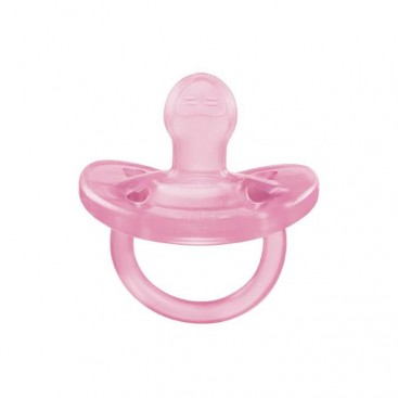 Chicco Physio Forma Soft Pink, 6-16m 1τμχ | Πιπίλα Όλο Σιλικόνη Ροζ 6-16m