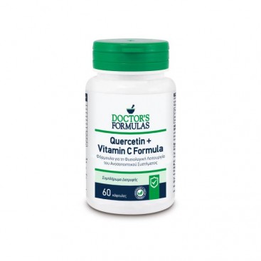 Doctor's Formulas Quercetin & Vitamin C Formula 60caps | Συμπλήρωμα Διατροφής για Ενίσχυση του Ανοσοποιητικού Συστήματος 