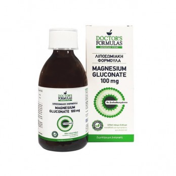 Doctor's Formulas Liposomal Magnesium Gluconate 100mg ,225ml | Συμπλήρωμα Διατροφής, Λιποσωμιακή Φόρμουλα