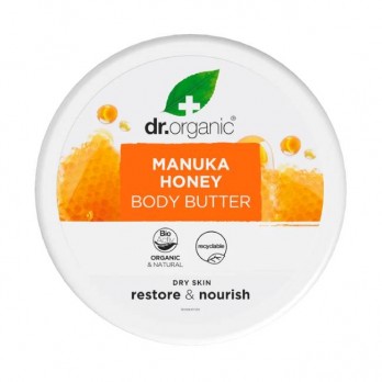 Dr.Organic Manuka Honey Body Butter 200ml | Ενυδατικό Σώματος με Βιολογικό Μέλι Μανούκα 