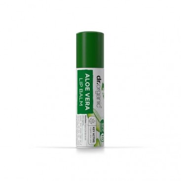 Dr. Organic Aloe Vera Lip Care Stick SPF15 5.7gr | Ενυδατικό Χειλιών με Βιολογική Αλόη Βέρα 