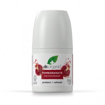 Dr. Organic Pomegranate Deodorant 50ml | Αποσμητικό σε Μορφή Roll-on με Βιολογικό Ρόδι