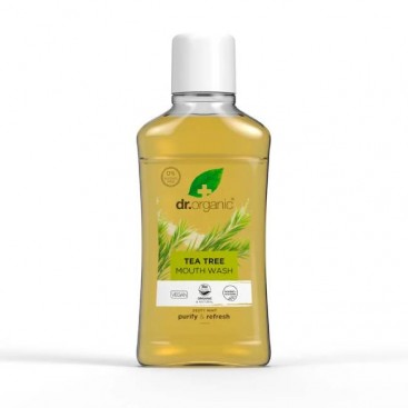 Dr. Organic Tea Tree Mouthwash 500ml | Στοματικό Διάλυμα με Τεϊόδεντρο