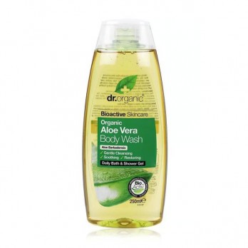 Dr. Organic Aloe Vera Body Wash 250ml | Αφρόλουτρο με Βιολογική Αλόη Βέρα
