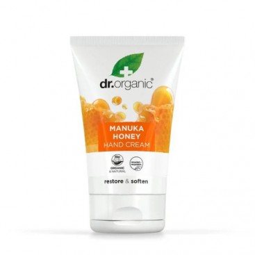 Dr. Organic Manuka Honey Hand Cream 125ml | Κρέμα χεριών με Βιολογικό Μέλι Μανούκα