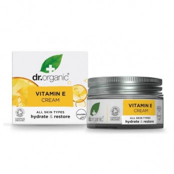 Dr. Organic Vitamin E Super Hydrating Cream 50ml | Κρέμα Βαθιάς Ενυδάτωσης για Πρόσωπο & Σώμα με Βιολογική Βιταμίνη E 