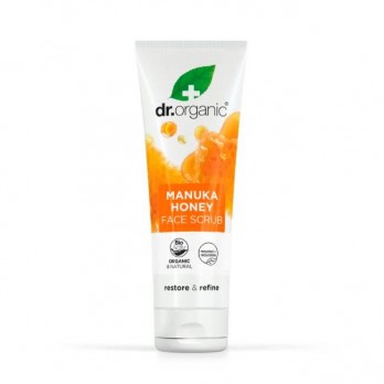 Dr. Organic Manuka Honey Face Scrub 125ml | Κρέμα Απολέπισης Προσώπου με Βιολογικό Μέλι Μανούκα 
