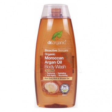 Dr. Organic Moroccan Argan Oil Body Wash 250ml | Αφρόλουτρο με Βιολογικό Έλαιο Αργκάν 
