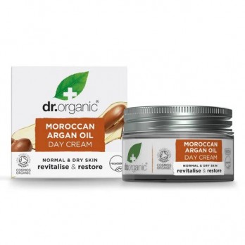 Dr. Organic Moroccan Argan Oil Day Cream 50ml | Κρέμα Ημέρας με Βιολογικό έλαιο Αργκάν