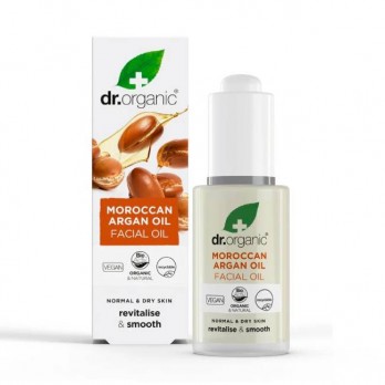 Dr. Organic Moroccan Argan Oil Facial Oil 30ml | Έλαιο Προσώπου με Βιολογικό Έλαιο Αργκάν