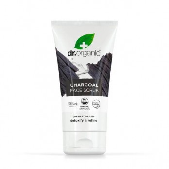 Dr. Organic Charcoal Deep Cleansing Face Scrub 125ml | Κρέμα Απολέπισης Προσώπου με Ενεργό Άνθρακα