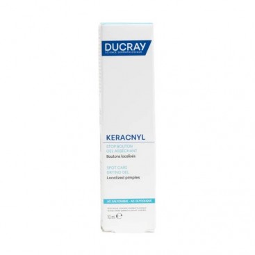 Ducray Keracnyl Stop Bouton 10ml | Kερατορυθμιστικό Gel για Άμεση Δράση