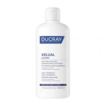 Ducray Kelual Elution Shampoo 400ml | Καθημερινό Σαμπουάν κατά της Πιτυρίδας 