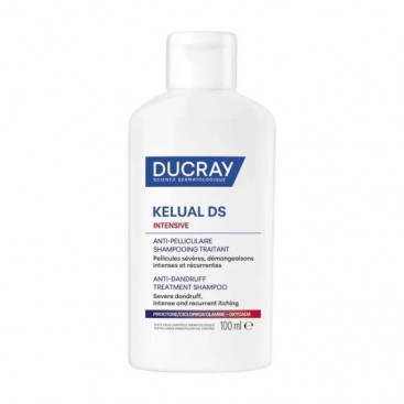 Ducray Kelual DS Intensive Shampoo 100ml | Σαμπουάν Αγωγής κατά της Σμηγματορροϊκής Δερματίτιδας - Έντονος & Επναλαμβανόμενος Κνησμός 