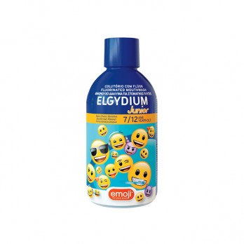 Elgydium Junior Emoji Mouthwash 500ml |Παιδικό Στοματικό Διάλυμα με Γεύση Κόκκινων Μούρων για 7-12 ετών