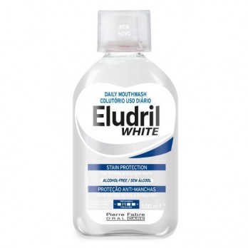 Elgydium Eludril White 500ml | Στοματικό Διάλυμα για Πρόληψη Λεκέδων