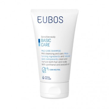 Eubos Mild Daily Shampoo 150ml | Απαλό Σαμπουάν για την Καθημερινή Φροντίδα