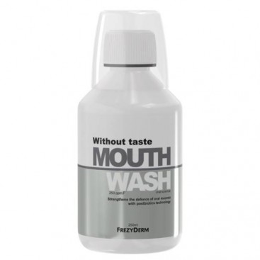 Frezyderm Without Taste Mouthwash 250ml | Στοματικό Διάλυμα χωρίς Γεύση και Άρωμα