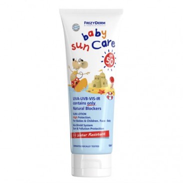 Frezyderm Baby Sun Care SPF50 100ml | Βρεφικό Αντηλιακό Γαλάκτωμα Προσώπου-Σώματος Υψηλής Προστασίας μόνο με Φυσικά Φίλτρα