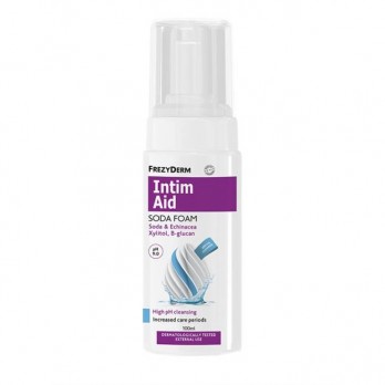 Frezyderm Intim Aid Soda Foam ph 9.0 100ml | Ειδικός Αφρός Καθαρισμού Υψηλού pH για την Ευαίσθητη Περιοχή σε Περίοδο Αντιμυκητιασικών Αγωγών 