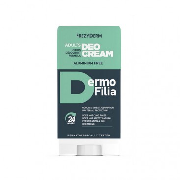 Frezyderm Dermofilia Adults Deo Cream Hybrid Deodorant Formula 40ml | Αποσμητικό 24h σε Μορφή Κρέμας για Εφήβους & Ενήλικες